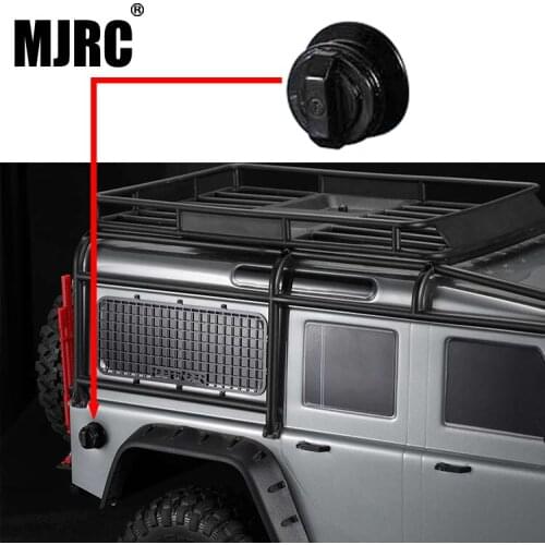 Filled rubber tank cap for 1/10 RC tracked vehicle Traxxas TRX4 TRX-4 T4 car shell simulation decoration upgrade parts