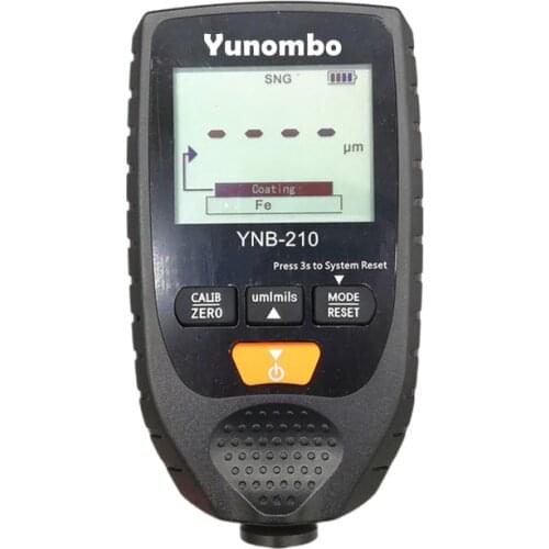 2019 New Release Yunombo YNB-210 Digital Auto Car Paint Thickness Meter Film Thickness Tester Coating Thickness Gauge