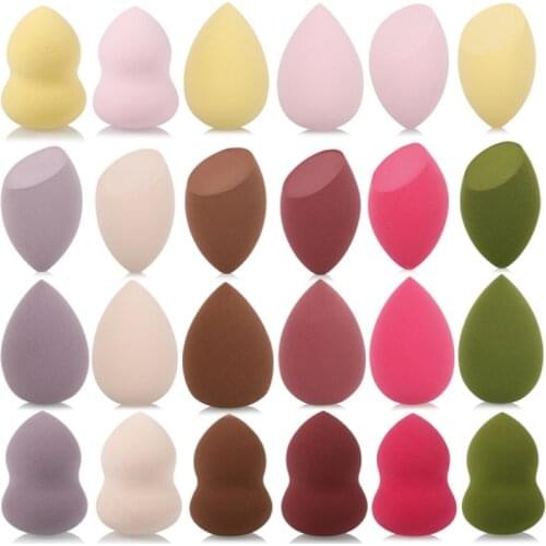 1Pc Cosmetic Puff Powder Puff Smooth Womens Makeup Foundation Sponge Beauty To Make Up Tools & Accessories Water-drop Shape