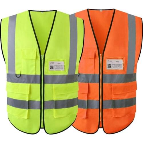 Summer Mens Vest Sleevelesss Waistcoat Jacket Hi Vis Workwear Clothes Safety Vest For Outdoor Construction