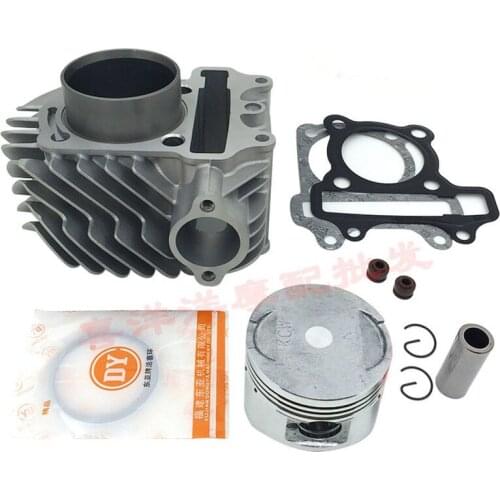 Engine Spare parts Motorcycle Cylinder Kit 52.4mm pin 15mm For Honda WH125 WH 125 125cc