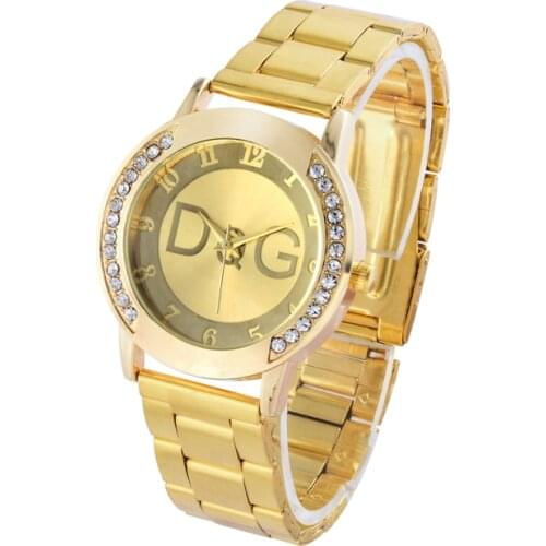 Reloj mujer Hot luxury brand quartz watches womens fashion rhinestone dress watch casual stainless steel watches kobiet zegarka