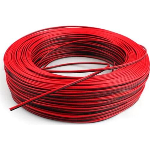 1PC Red/Black Connector 2Pin 10m Cars Motorcycle Electric Wire Cable For Led Light Durable