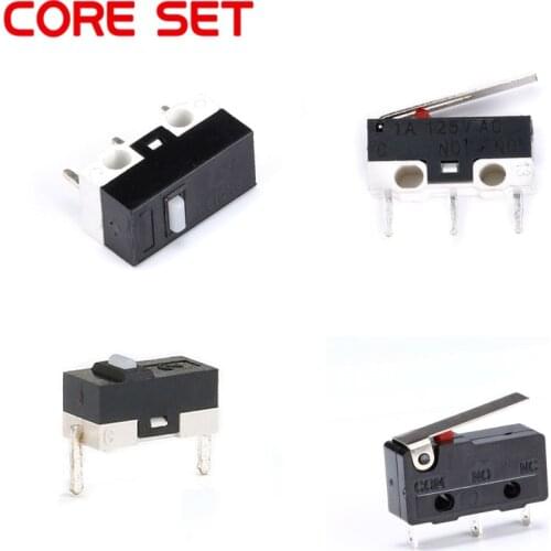 10PCS Mini Micro Mouse Button Tact Switch 2/3Pins Microswitch