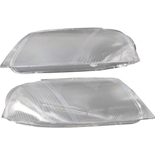 2Pcs Clear Car Front Headlight Headlamp Lens Cover Shell L&R Replacements for VW Passat 01-05