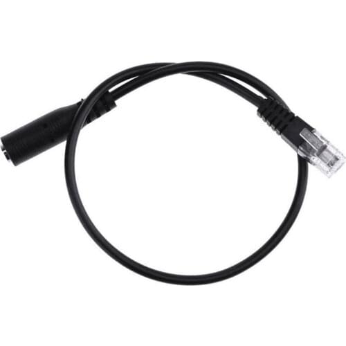2021 HOT Practical Headset Buddy 3.5mm Smartphone Headset to RJ9 Phone Adapter Cable Useful Cable High Performance