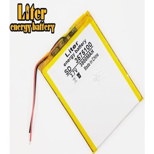 3800mAh domestic Tablet PC 7 inch 8 inch 9inch 3575100 built-in 3.7V polymer lithium battery