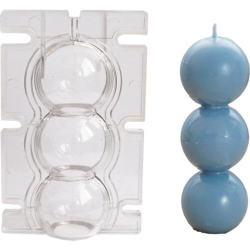 3D Three-Dimensional Ball Candle Plastic Mold DIY Handmade Candle Pc Mold Candle Making Kit Candle Making Mold candle mold