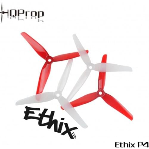 4sets HQ HQProp Ethix P4 Candy Cane 5.1x4x3 5140 5inch 3 blade/tri-blade propeller prop for FPV racing drone part