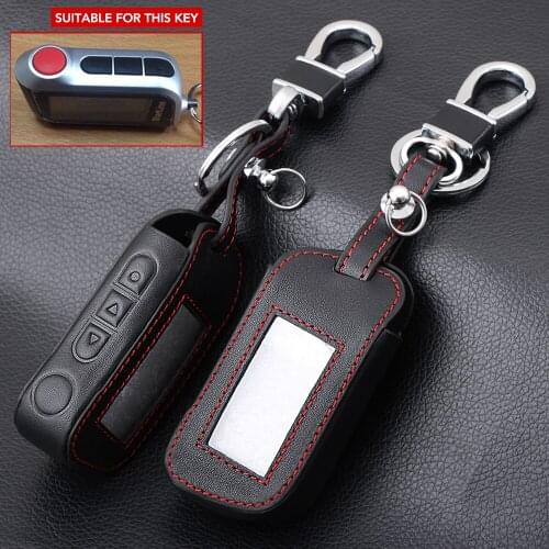 Car Styling Accessories Key Cover Case For Starline A93 A63 Russian Version Two Way Car Alarm LCD Remote Control Keychain