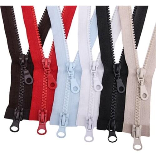 Alipress 5# 90CM Double Sliders Resin Zippers For Sewing Tent Sleeping Bag Coat Accessories 3PCS