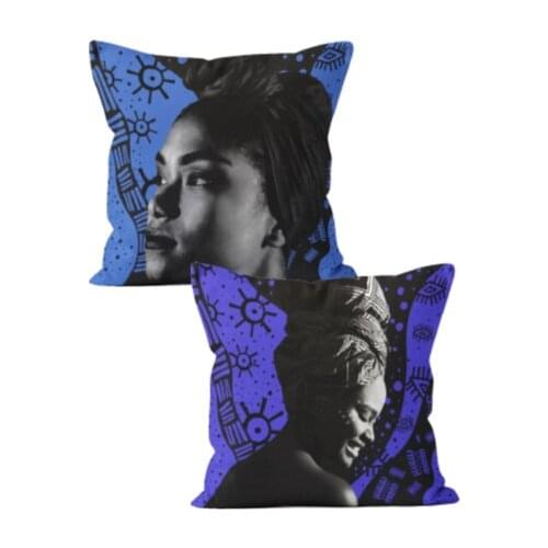 Belnido Home African Motif Decorative 2'li Pillow decorate Case Set-KRA00003-KRA00004
