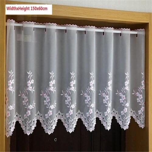 Free Shipping Quality Tube Curtain Closet Shades Kitchen Short Small Drapes Home Window Decora Blinds Purdanh Valance Wedding