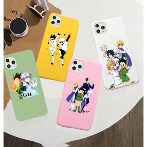 HUNTER x HUNTER HxH Gon Killua anime phone Case For iPhone 11 Pro XS MAX XR X 7 8 6Plus SE 2020 Candy Soft Silicone case