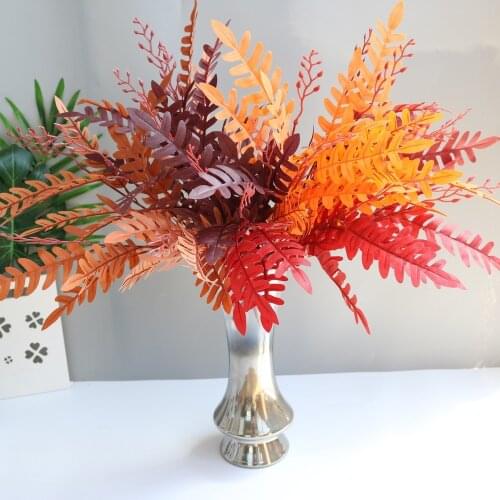 Ins Wind Simulation Locust Leaf Simulation Flower Fake Flower Wedding Wedding Hall Flower Wall Background Wall Decoration