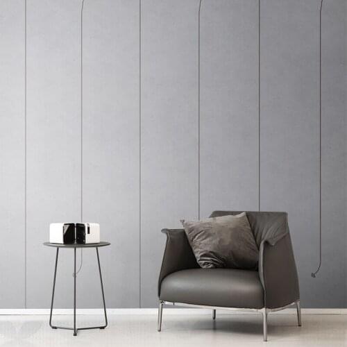 MASAR Nordic style light gray living room villa background wall sofa background wallpaper up and down