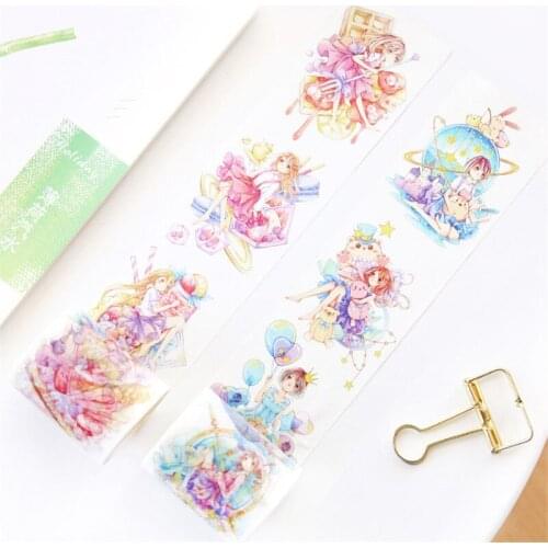 Cute Stickers scrapbooking kawaii girls hand book travel planner stickers DIY girls notebook beauty sticker Creative sticker new