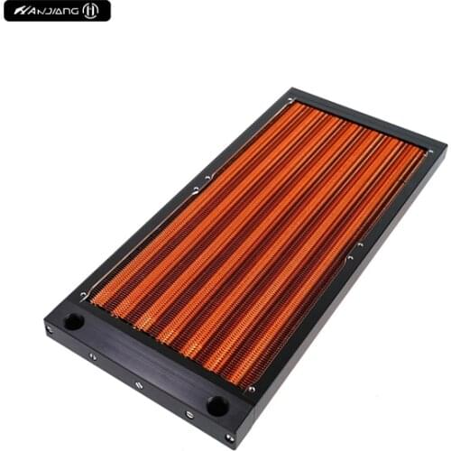 Minjiang ultra thin 17mm cold row, 280 cold row red copper row Mini itx case, separate water cooling special