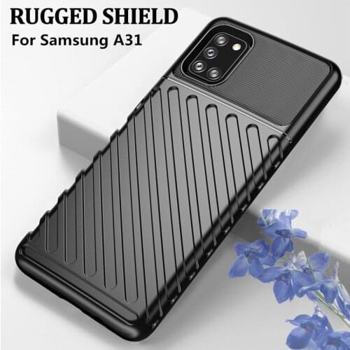 Soft Silicone Case for Samsung A31 A21S A21 Heavy Duty Protection Shockproof Back Cover Protection for Samsung A20S M31 Shell