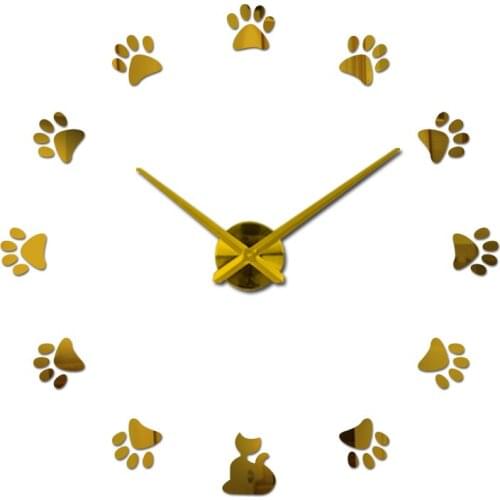 New wall clock reloj de pared quartz watch europe horloge home living room 3d acrylic mirror vintage clocks