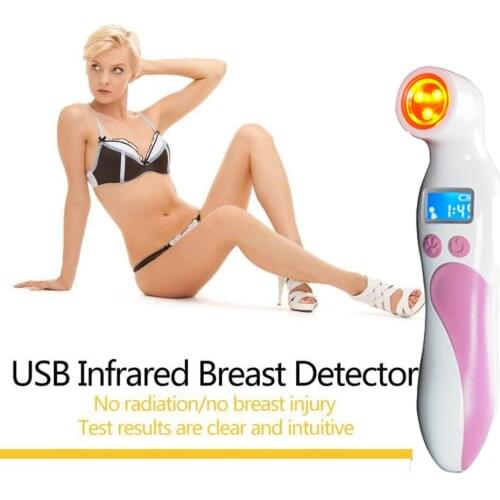 Female breast self-examination red light detector for mammary gland disease
