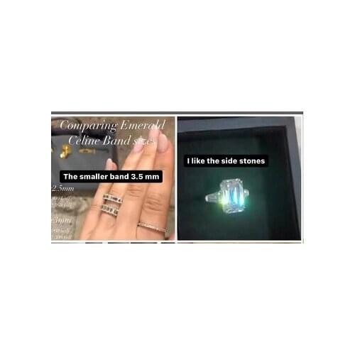 Customer Custom Link 1.5x3.5 4pcs D VVS1 Professional Loose Moissanite Manufacturer Sell Global Gemstone And Jewelry Factory