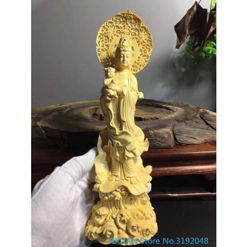 Boxwood New Kind of Goddess of Mercy Fashion Jewelry Handicraft