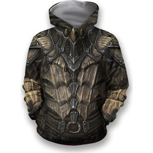 3D All Over Print Dragonscale Armor Hoodie For Men/Women Harajuku Fashion hooded Sweatshirt Cosplay Casual Jacket Pullover KS-88