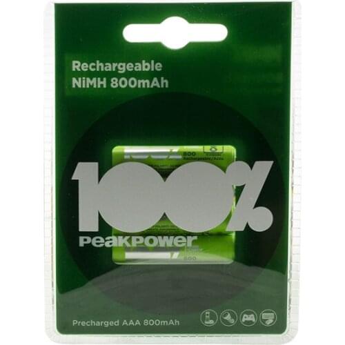 GP 800MA PEAKPOWER RECYKO THIN 4 PCS BLS. PACKAGE 4 X800MA