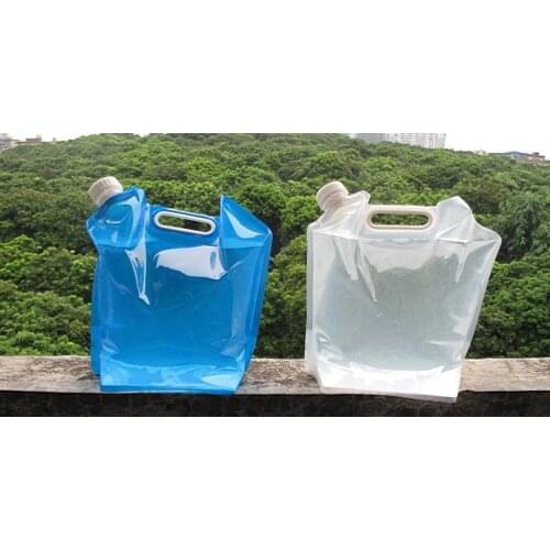 AXEMEN Outdoor Large Capacity Drinking Water Bag Lightweight Bucket Tasteless Safety Seal Water Container for Camping Travel Kit
