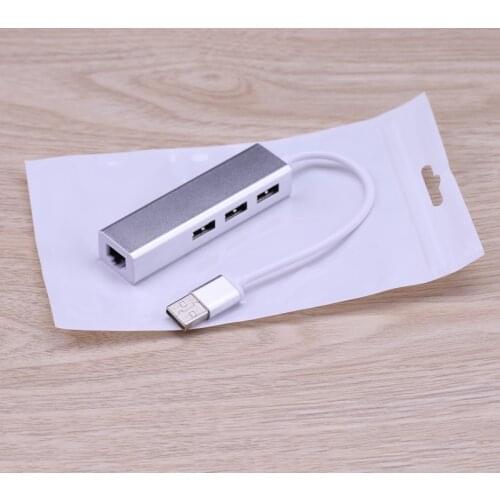 USB 3.0 2.0 Ethernet Adapter to RJ45 Lan Network Card Cable 3 Port HUB For MACBOOK Mac DELL ASUS Lenovo iOS Android Laptop PC