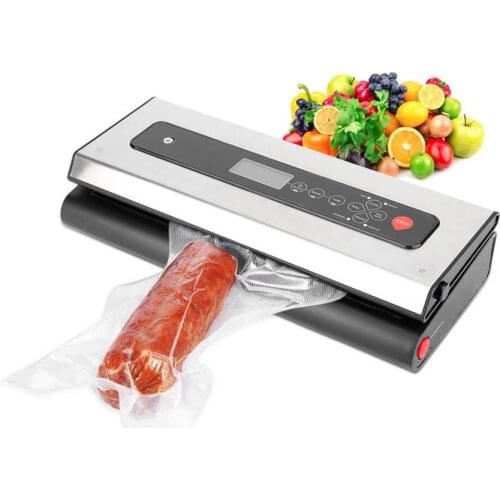 EU/US/UK Plug Household Vacuum Sealer Food Sealer Vacuum Packaging Sealing Machine with Scale