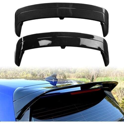 Carbon Fiber/Gloss Black Rear Roof Spoiler Window Wing For Volkswagen VW Golf 8 MK8 2020 2021 ABS Plastic Car Accessories