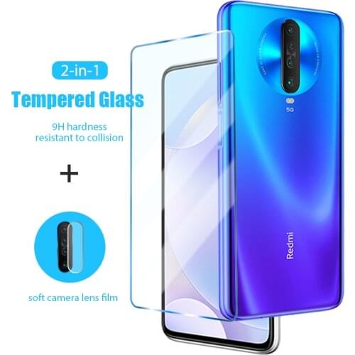 2IN1 tempered glass for Huawei nova 5T 6 7 8 SE 5G 7i Y9 Y7 Y6 Y6S Y5 Prime 2019 9H screen protector camera lens films