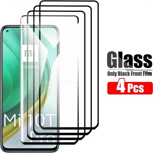 4 Pcs Protective Glass For Xiaomi Poco X3 GT M3 Pro NFC F3 Screen Protector On Xaomi Mi A3 A2 10T Lite 9T X3GT Tempered Film