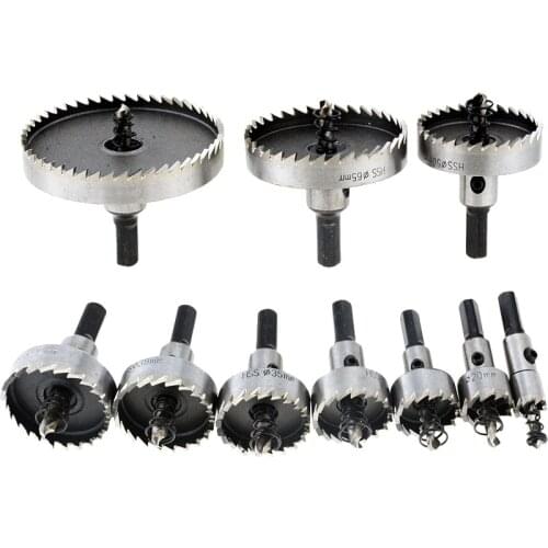 1Pcs 12mm-65mm carbide blade steel hole saw group drill bit, high speed steel hole drill stainless steel hole opener