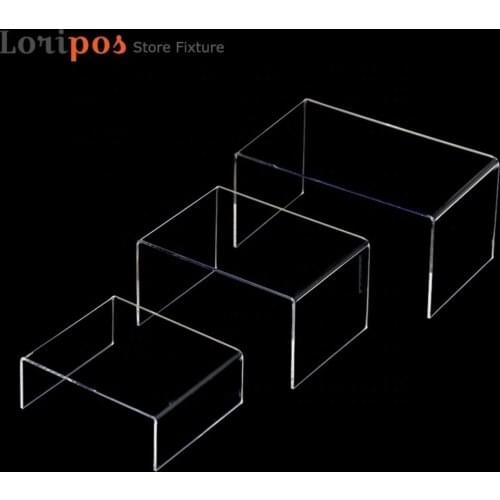 Supermarket u Acrylic Stand Bag Shoes Merchandise Display Doll Nail Polish Cosmetic Rack