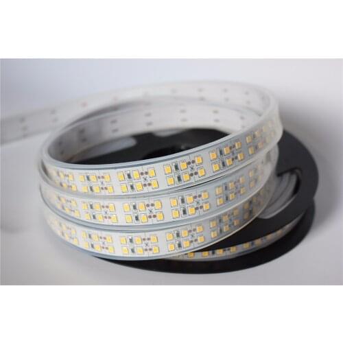 Double row DC12V 2835 LED Strip light 240 LEDs /m String Ribbon Rope Tape for Decorat More Brighter than 3528 white / Warm White