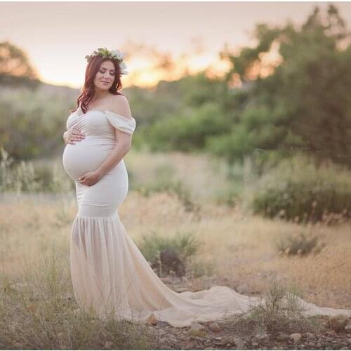 Eillysevens Off Shoulder Maternity Dresses