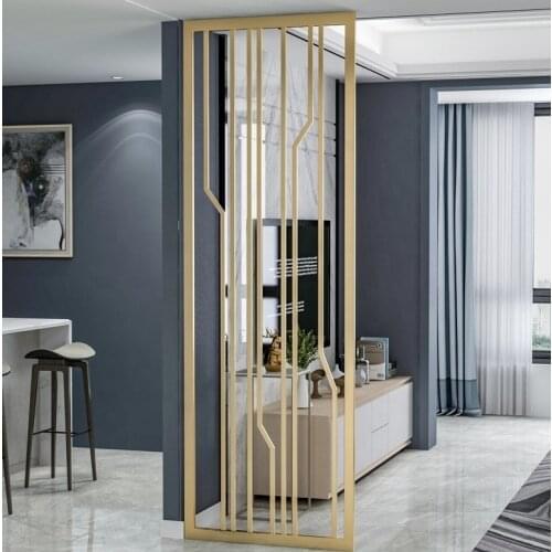 Stainless Steel Screen Partition Home Entrance Door To Block The Living Room Decoration Entrance