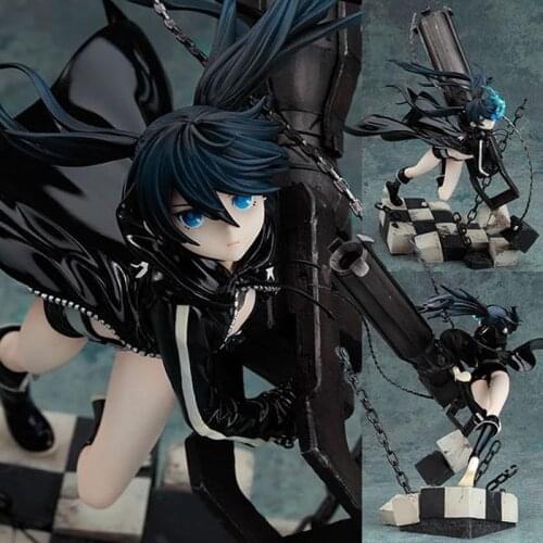 Black Rock Shooter Running Animation version 1/8 Scale Painted PVC Figure Collectible Model Toy 18cm