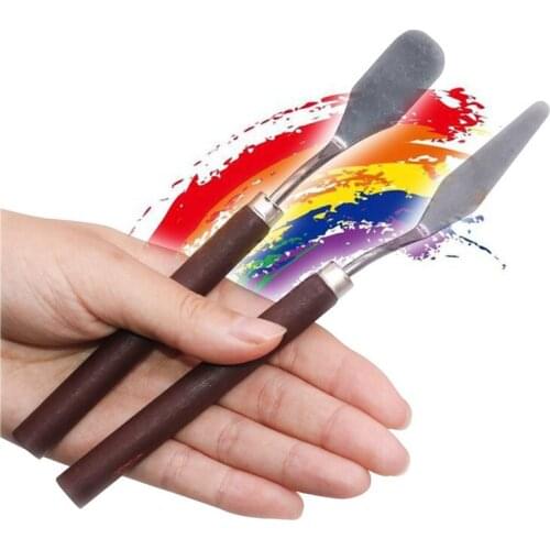 Paint Shovel 1 Pack Of 2 Pcs Art Kits Oil Painting Tool Set Metallic Paint Spatula Painting Creation Tool Student Supplies