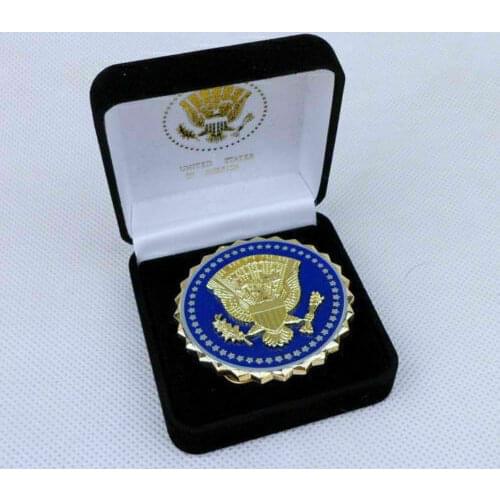 US Presidential Service President Identification Metal Badge Pin & Box armyshop2008