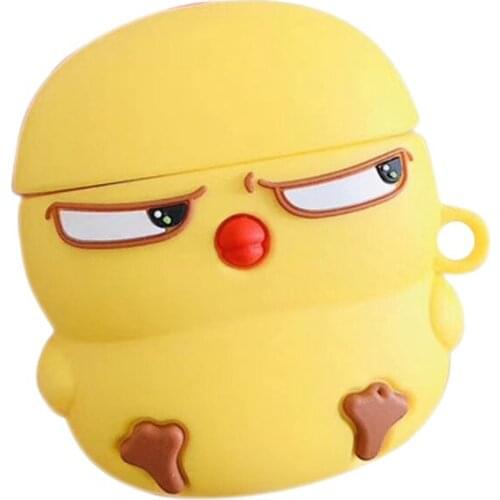 Cute Haughty Chick Suitable for Sets Bluetooth Headset Case Cartoon Soft Shell Anti-Fall Protective Shell