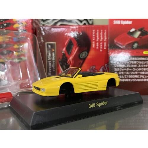 KYOSHO 1/64 Ferrari 348 Spider Collect die casting alloy assembled trolley model