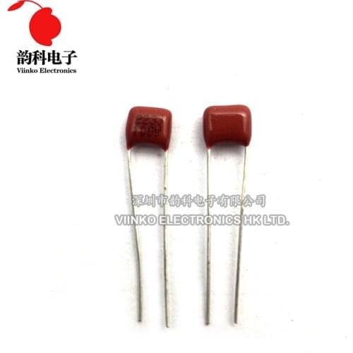 KIT 100PC=10value*10pcs Metallized Polyester Film Capacitors CBB Assortment Kit 100V 10nF ~ 470nF