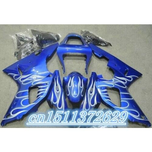 Dor- ABS Fairing for YZF R1 00-01 YZF-R1 2000-2001 YZF1000 1000 YZFR1 00 01 2000 2001 for blue white