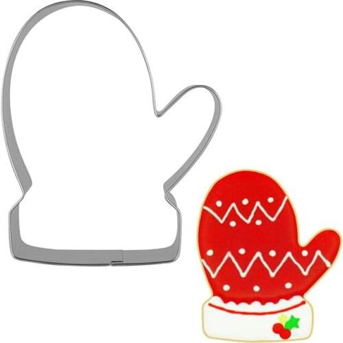 Glove Xmas Christams Gingerbread Cookie Cutter Cake Decorating Tool Biscuit Mold Cookie Tools Kitchen Tools Cooking Tools