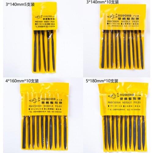 Gundam Military Model Polishing Plastic Handle Flie With Ten Kinds of Matting Hobby Grinding Tools