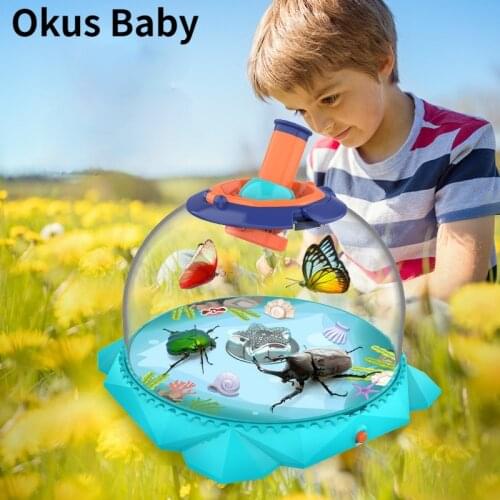 2021 Insect Fish Viewer Multifunctional Observation Barrel Outdoor Exploration Insect Magnifying Boys Girls Toys
